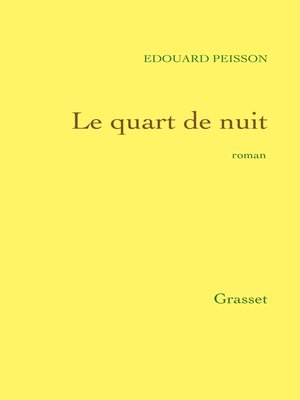 cover image of Le Quart de nuit